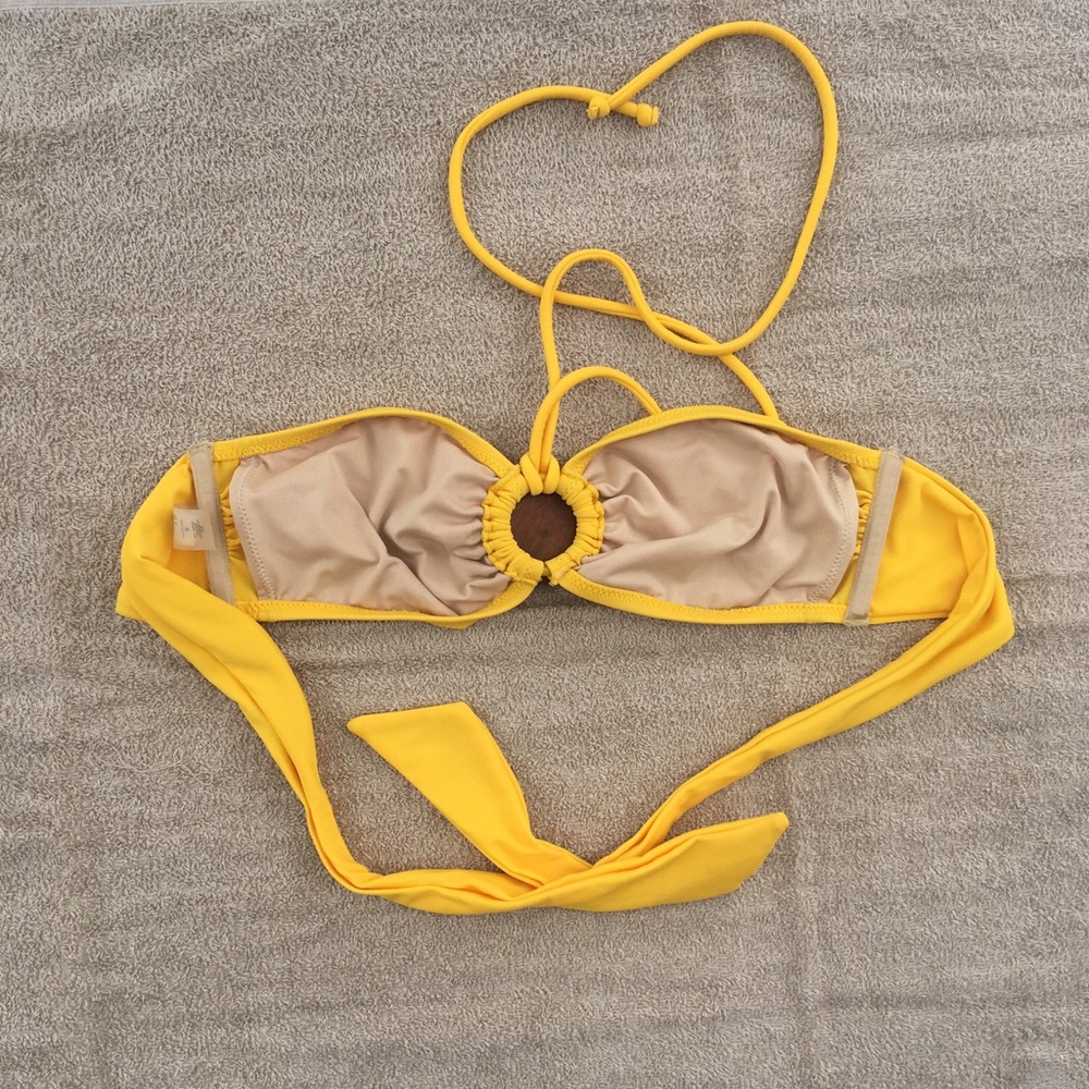 VICTORIAS SECRET RARE 70’s YELLOW BIKINI TOP!! - Picture 4 of 6